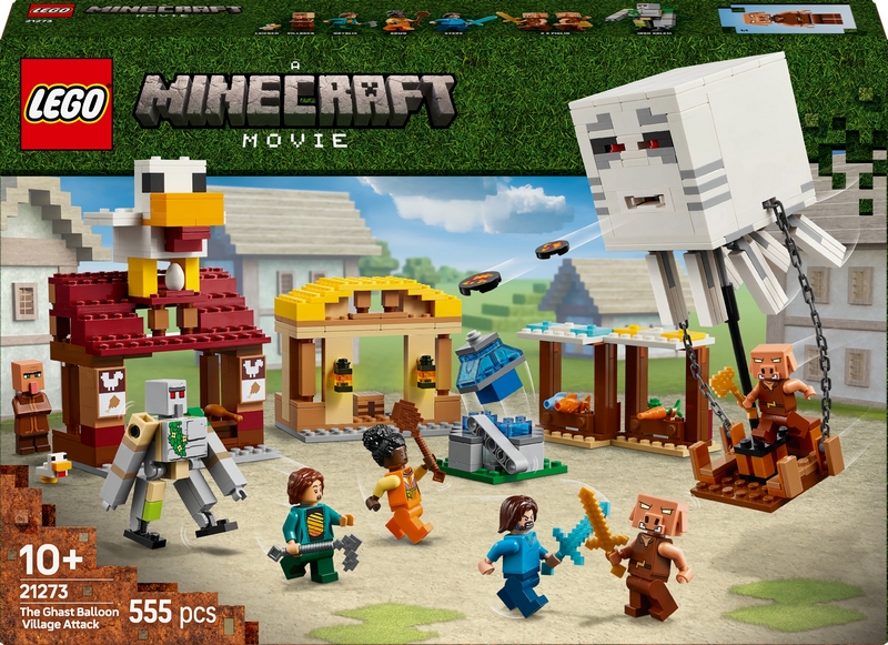 LEGO Minecraft 21273 Diabolský balón a útok na dedinu