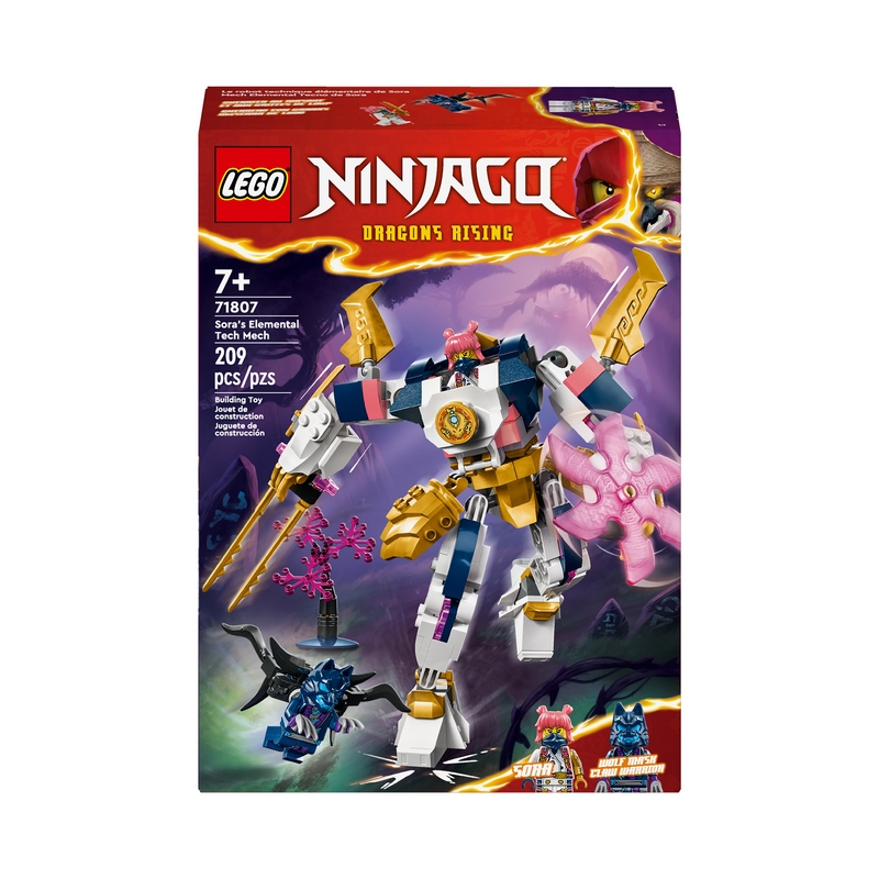 LEGO Ninjago 71807 Sora a jeho technologický elementárny robot
