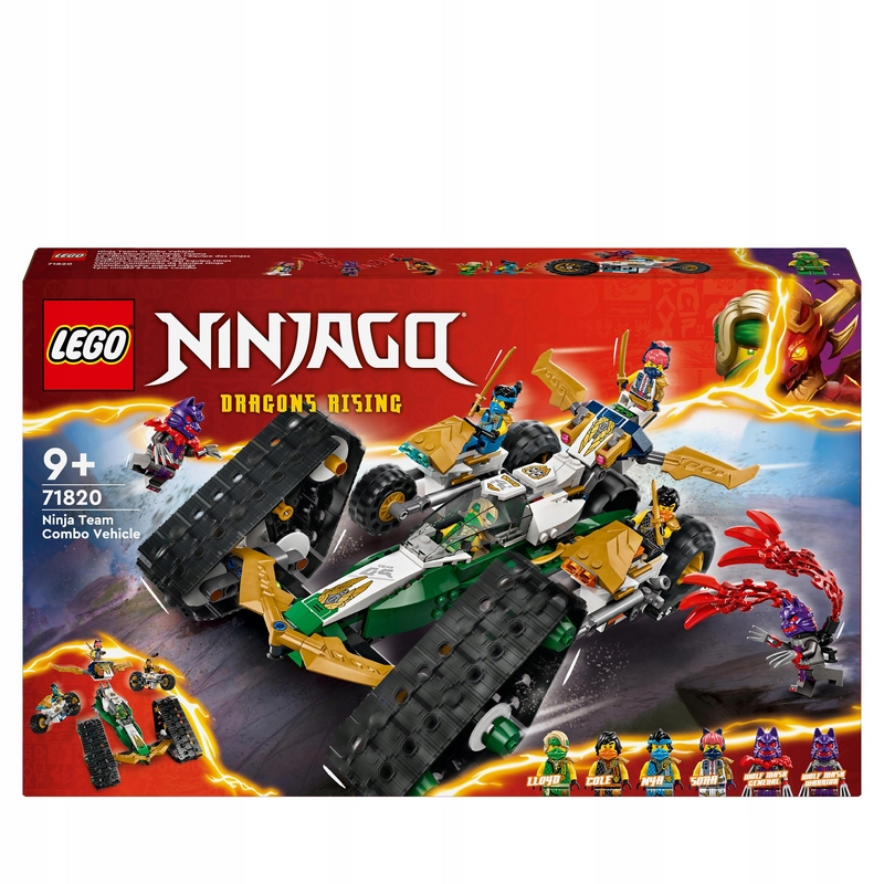 LEGO Ninjago 71820 Ninjovský tím a kombinované vozidlo 71820