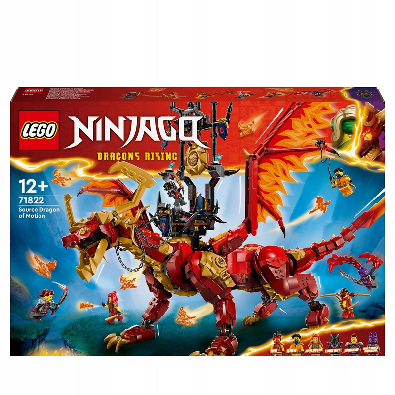 LEGO Ninjago 71822 Zdroj: Pohybujúci sa drak 71822