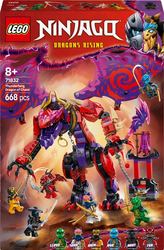 LEGO Ninjago 71832 Drak chaosu a Fangthunder