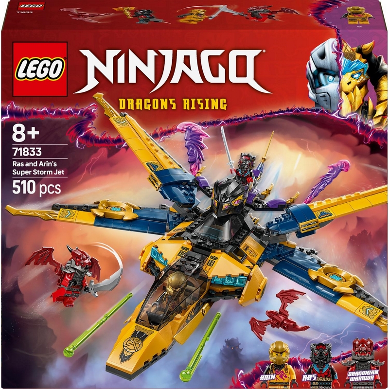 LEGO Ninjago Ras, Arin a superbúrkové lietadlo 71833
