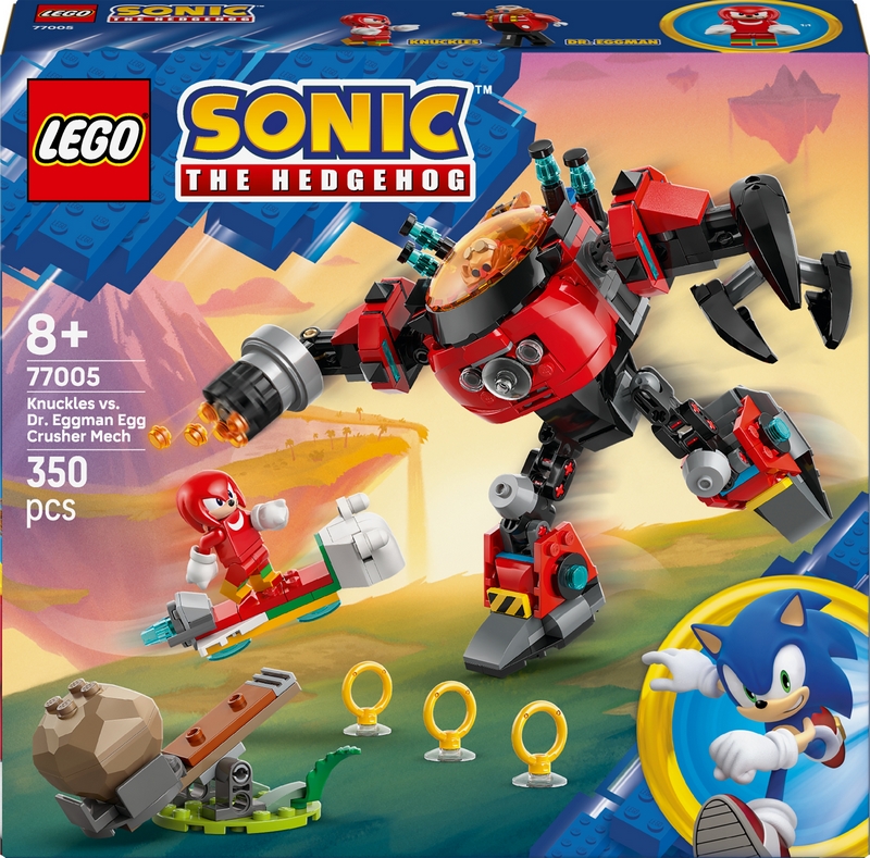LEGO Sonic the Hedgehog 77005 Knuckles vs. Dr. Eggman v robotovi Drviča vajec