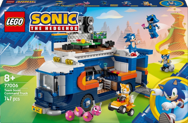 LEGO Sonic the Hedgehog 77006 Veliteľské vozidlo tímu Sonic the Hedgehog