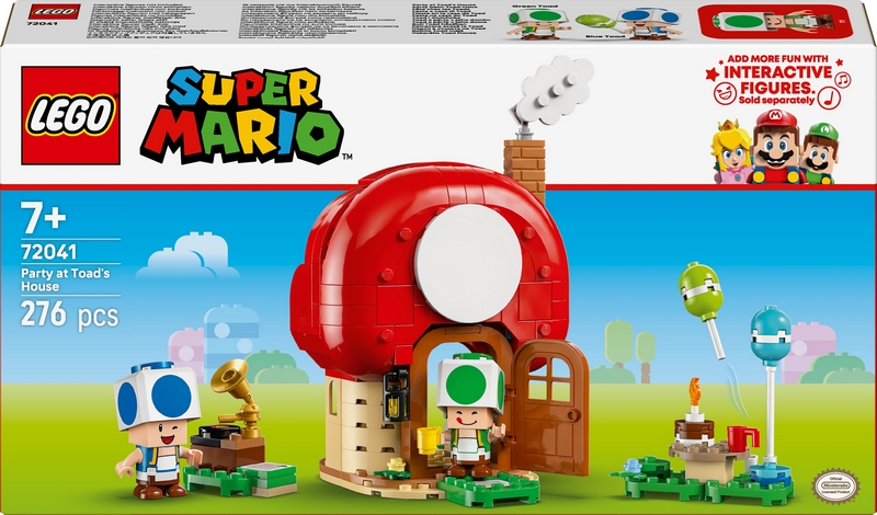 LEGO Super Mario 72041 Super Mario 72041 Ropucha a jeho domáca párty