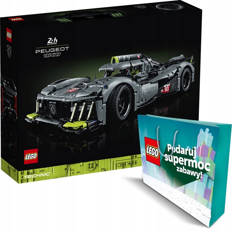 LEGO Technic PEUGEOT 9X8 Le Mans Hybrid 42156