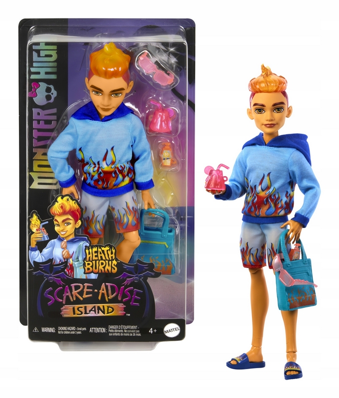 Mattel Monster High Bábika Scare-Adise Island Heath Burns 29 cm