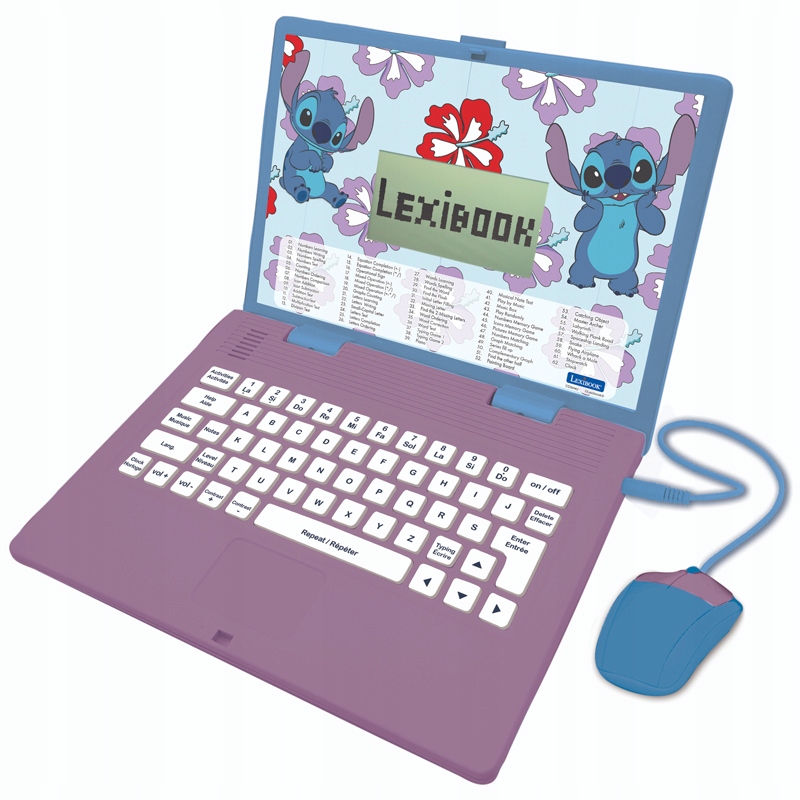 Stitch Dvojjazyčný vzdelávací notebook poľština/angličtina