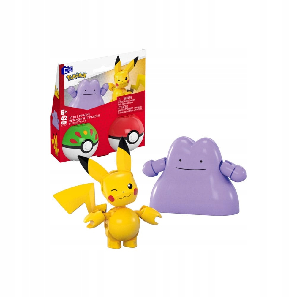 Stavebnica Pokémon MEGA, kolekcia Poké Ballov: Pikachu a Ditto