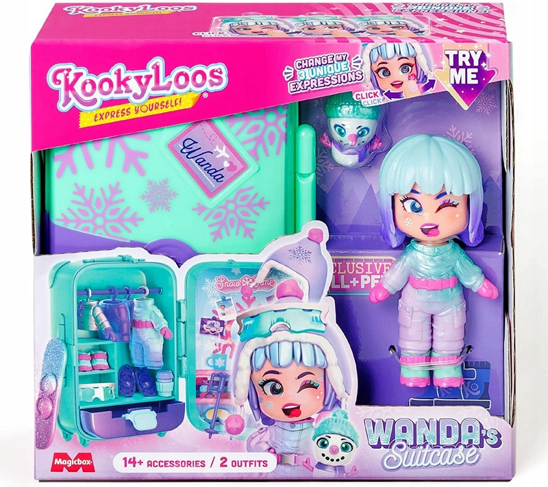 Magicbox KOOKYLOOS S Wandin kufor Figúrka Wandin kufor + maznáčik
