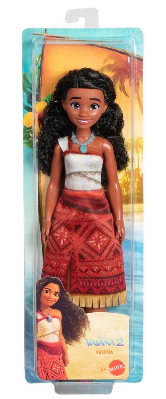 DISNEY Bábika Vaiana v šatách s doplnkami JBT56