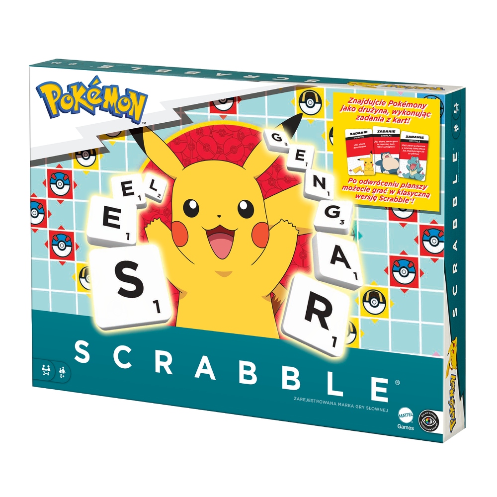 Spoločenská hra Pokémon Scrabble od Mattela