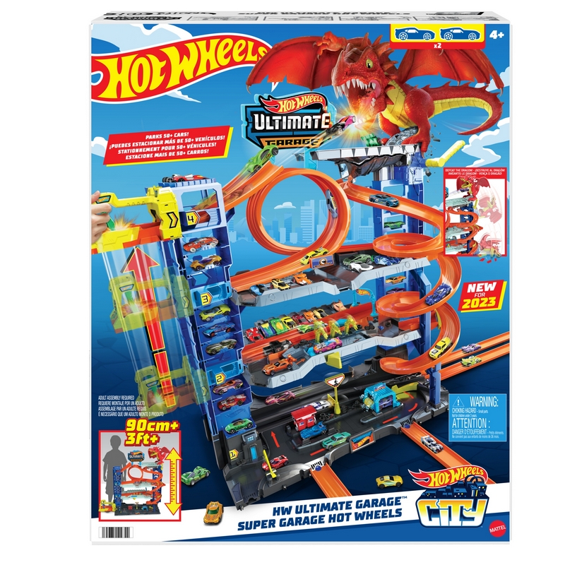 Mattel Hot Wheels City HKX48 Mega Garage Dračí útok