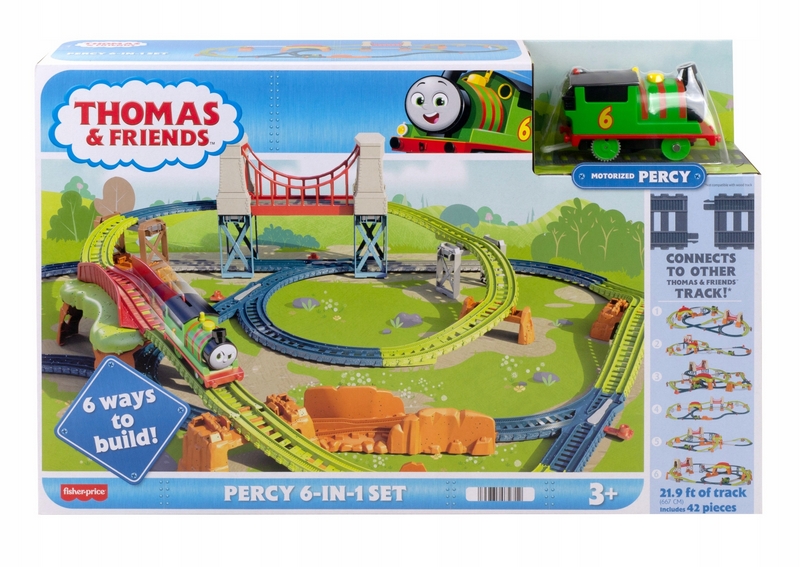 Mattel Thomas & Friends Peter 6-v-1 dráhová súprava HHN26