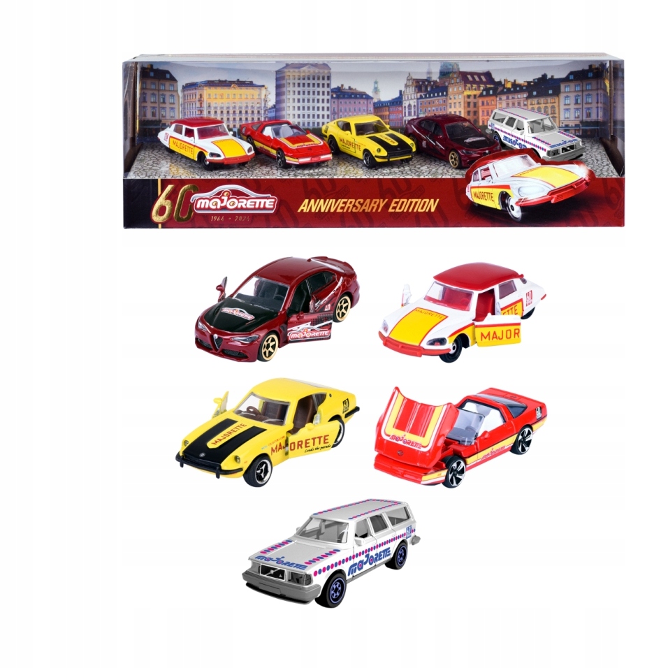 MAJORETTE Anniversary Edition 5-vozidlo Set