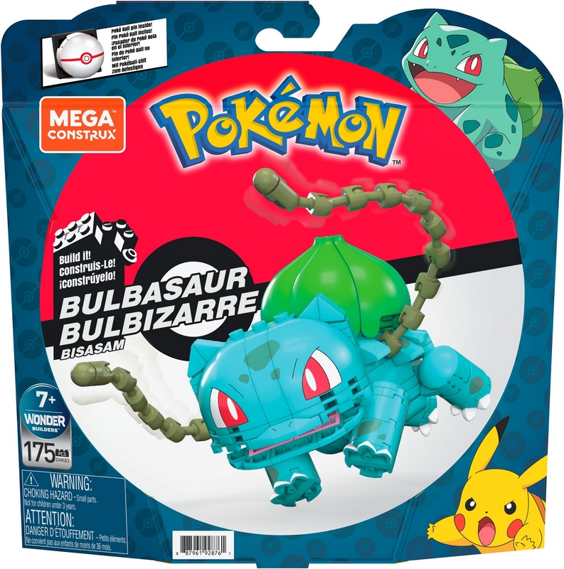 MEGA BLOKS Mega Construx Stavba a vystavovanie Pokémonov – Bulbasaur GKY95