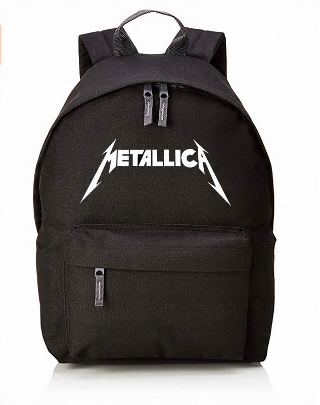 Odolný mestský batoh Metallica s kapacitou 18l v čiernej farbe