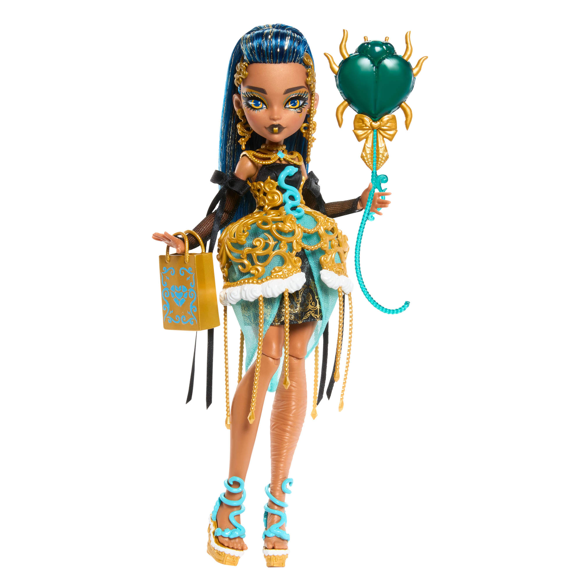 Monster High Bábika Cleo de Nile s príslušenstvom, sladká narodeninová 27 cm