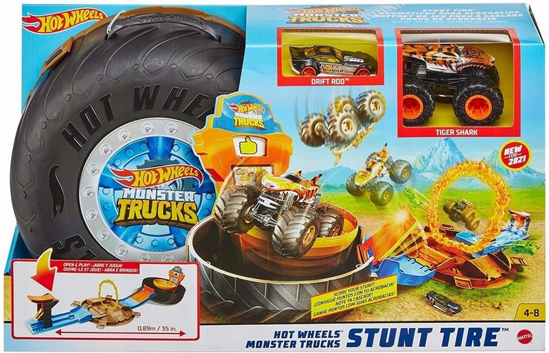 Mattel GVK48 Hot Wheels Monster Trucks kaskadérska pneumatika