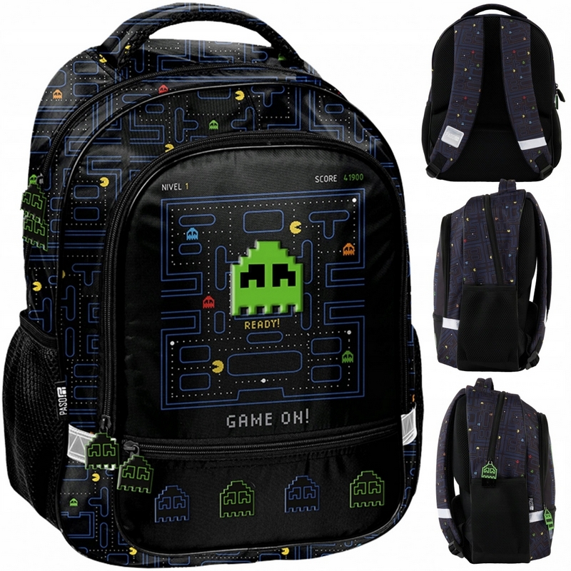 PAC-MAN Školský batoh pre prváčikov, herný dizajn, pre chlapcov