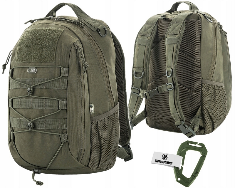 Mestský taktický batoh M-Tac Urban Line Force Pack a karabínka Dominator Tactical Olive