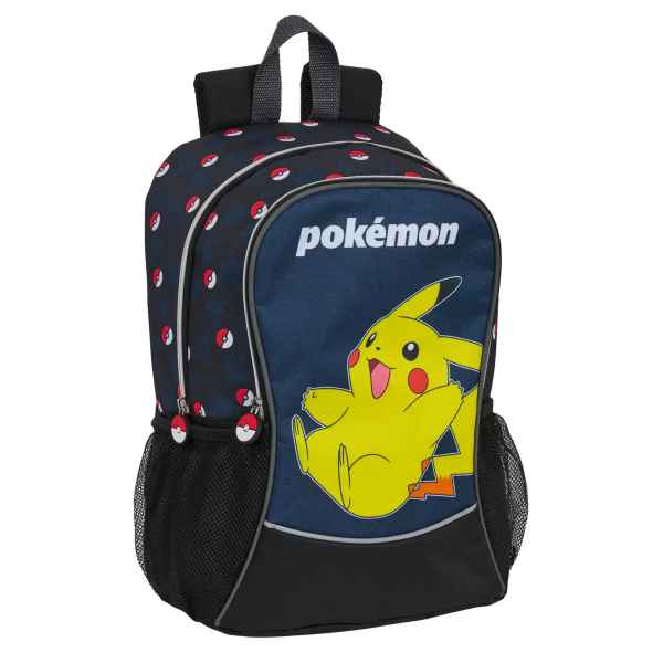 Školský batoh Pokémon Pokeball - Modrý/Čierny 30x40x15 cm - Pridaj sa k dobrodružstvu!