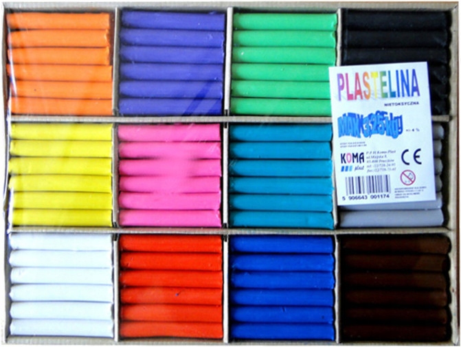 Plastelíny Koma-Plast 216 ks.