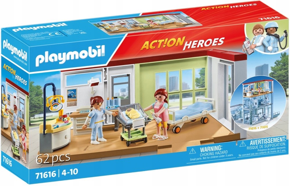 Playmobil Pôrodnica 71616 Nemocnica