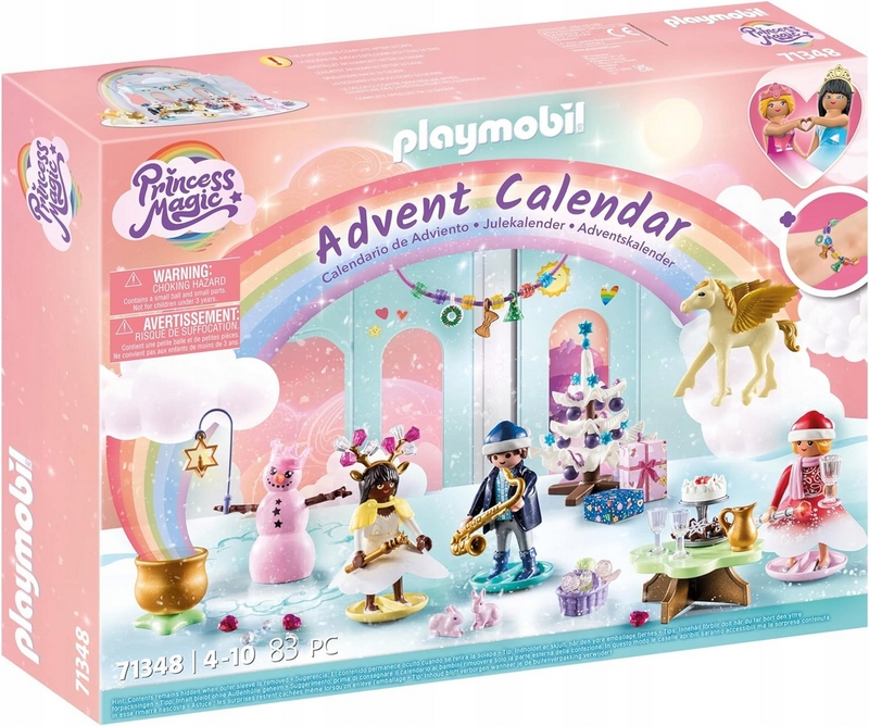 Playmobil Dúhový vianočný adventný kalendár 71348