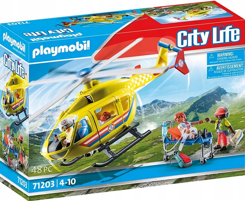 Playmobil City Life 71203 Záchranársky vrtuľník
