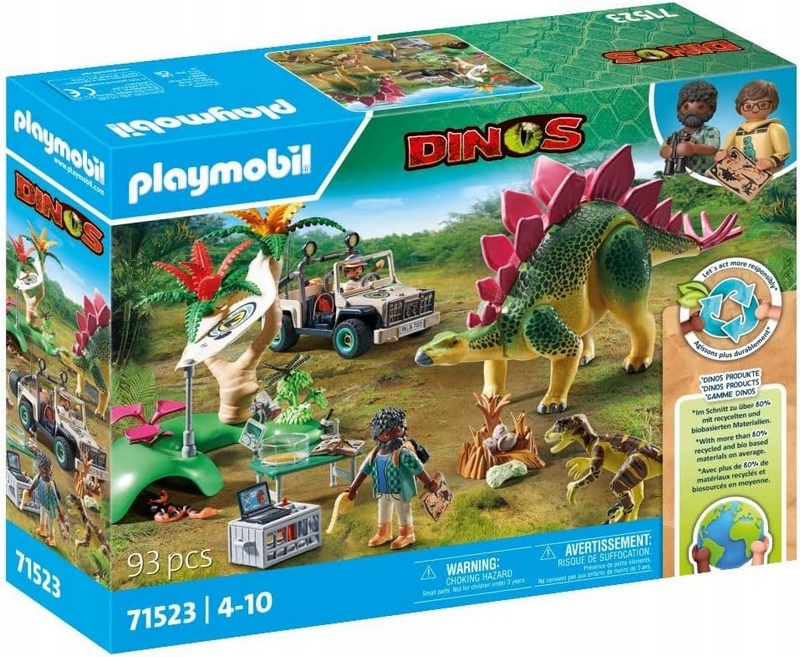 PLAYMOBIL DINOS 71523 VÝSKUMNÝ TÁBOR S DINOSAURMI