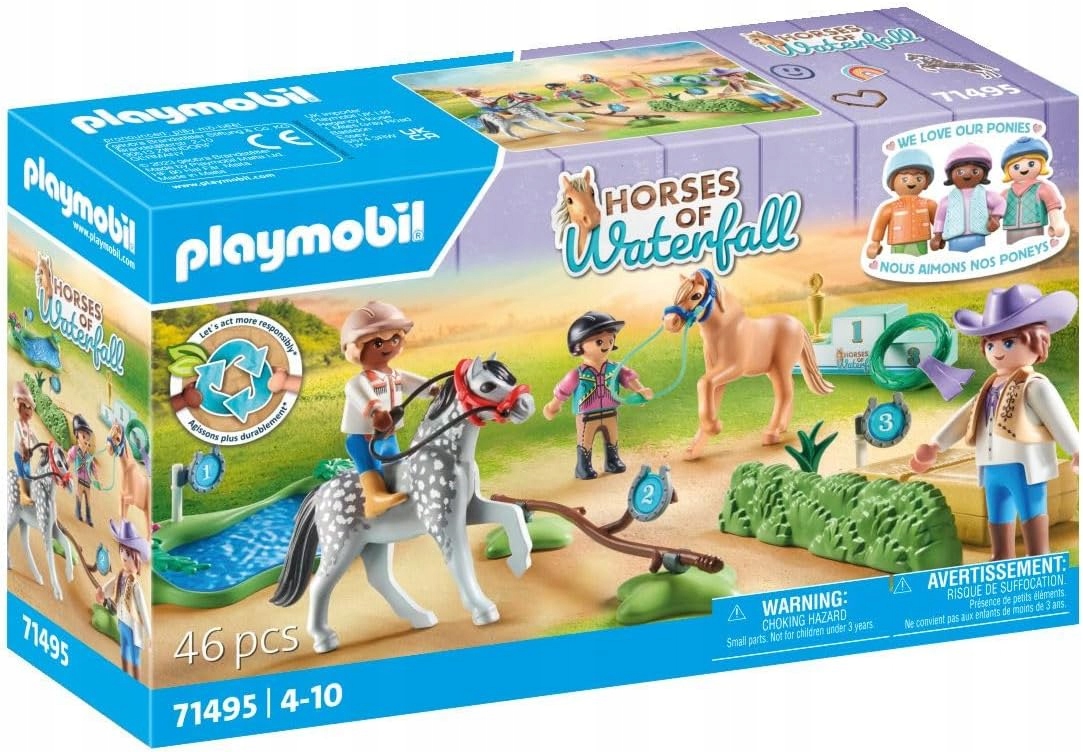PLAYMOBIL HORSES OF WATERFALL 71495 PONÍKOVÝ TURNAJ
