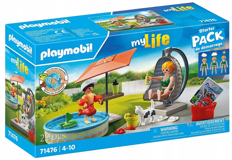 Playmobil MyLife 71476 Vodná zábava v záhrade