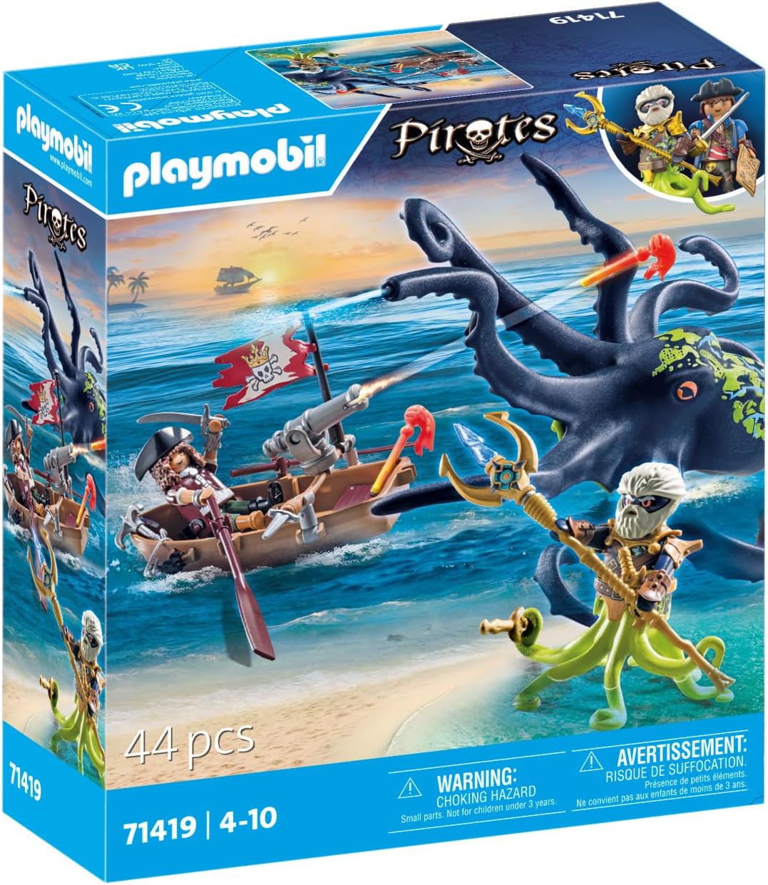 PLAYMOBIL PIRÁTI 71419 BOJ S OBROVSKÝMI CHOBOTNICAMI