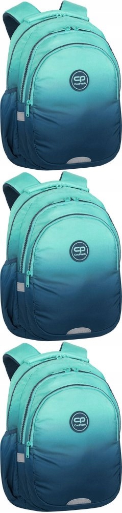 Školský batoh Coolpack Jerry GRADIENT BLUE LAGOON s bočnými vreckami