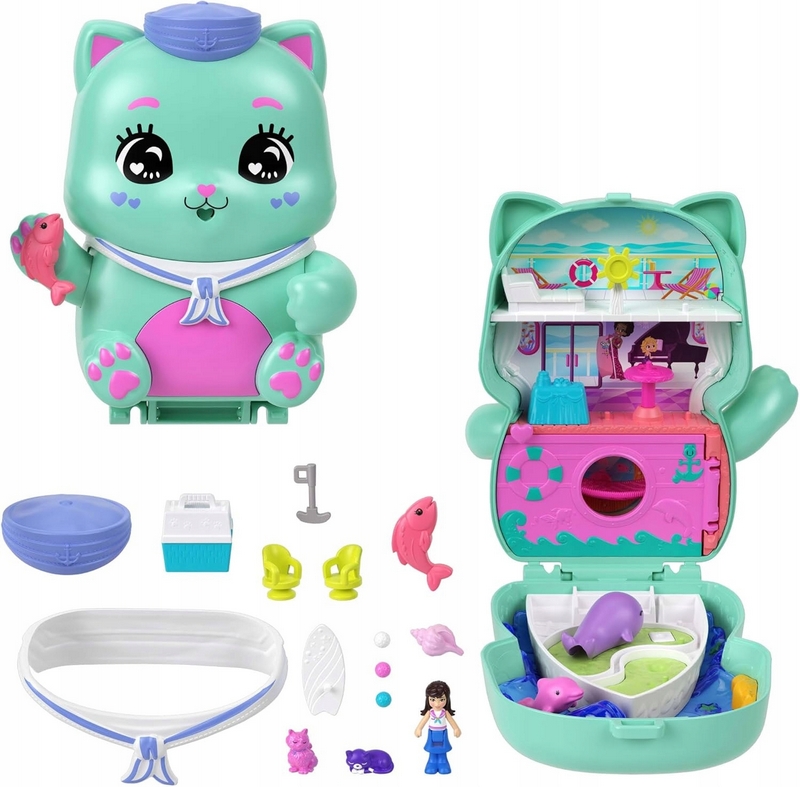 Hračka Polly Pocket Cat Cruise s mačiatkom pre deti
