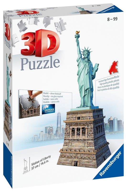Ravensburger 3D puzzle 108 dielikov Socha slobody