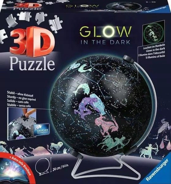 3D puzzle Glóbus Súhvezdia