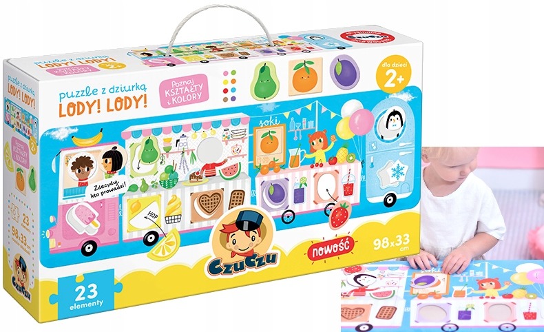 Puzzle 23 S dierkou zmrzlina zmrzlina