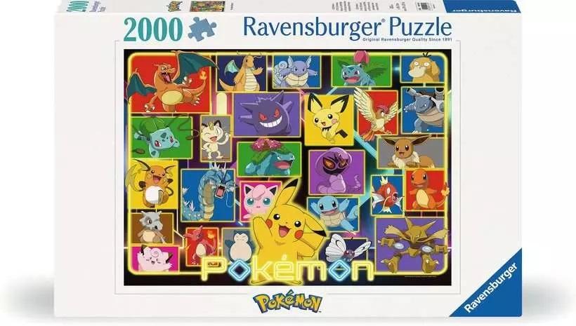 Ravensburger 2000-dielne puzzle Pokémon