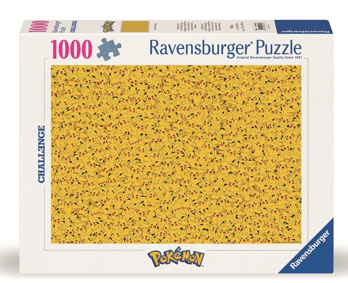 Ravensburger Puzzle 1000 dielikov 120008293 Puzzle Challenge: Pokémon Pikachu 1000 dielikov