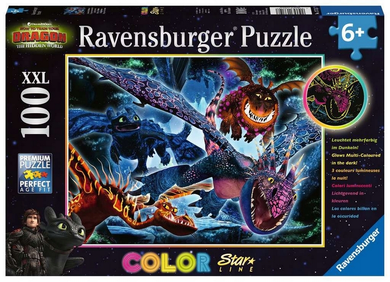100 TRBLIETAVÝCH PUZZLE - DRACI