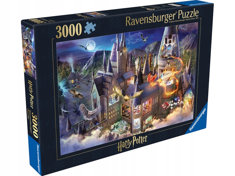 Ravensburger 3000-dielne puzzle Harry Potter Rokfort