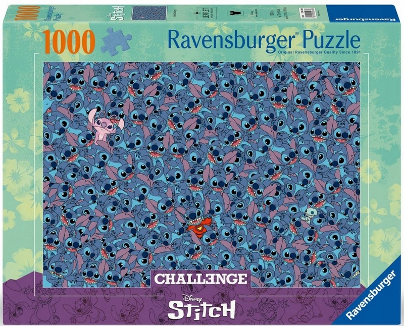 Ravensburger 1000-dielne puzzle Puzzle 120012658 Puzzle Challenge: Disney: Stitch 1000 dielikov