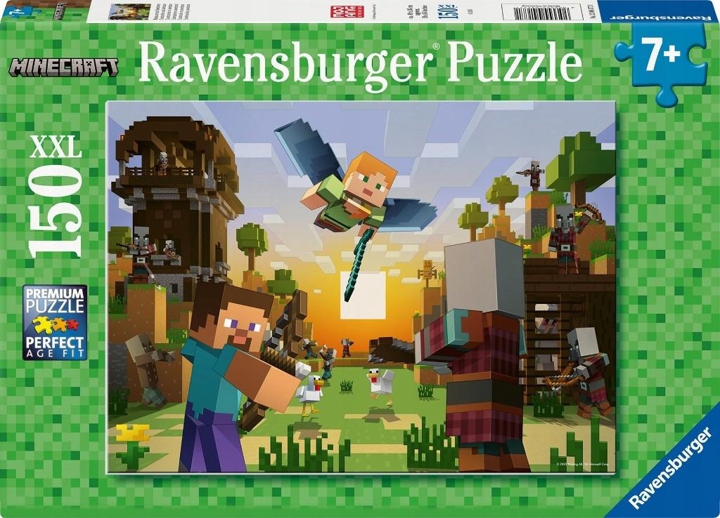 2D puzzle pre deti: Minecraft 150 dielikov