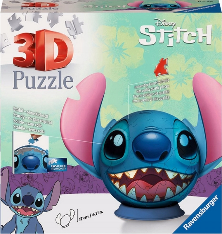 Ravensburger Puzzle-Ball Disney: Stitch 3D puzzle