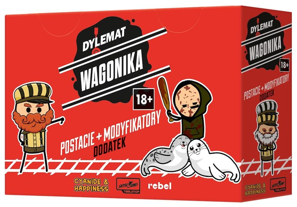 Stolová hra Trolley Dilemma: Rebelské postavy a modifikátory