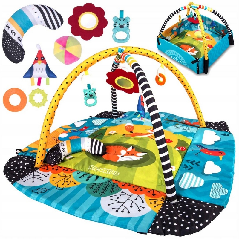 Ricokids Hracia podložka s líškou 100 x 100 cm 7317