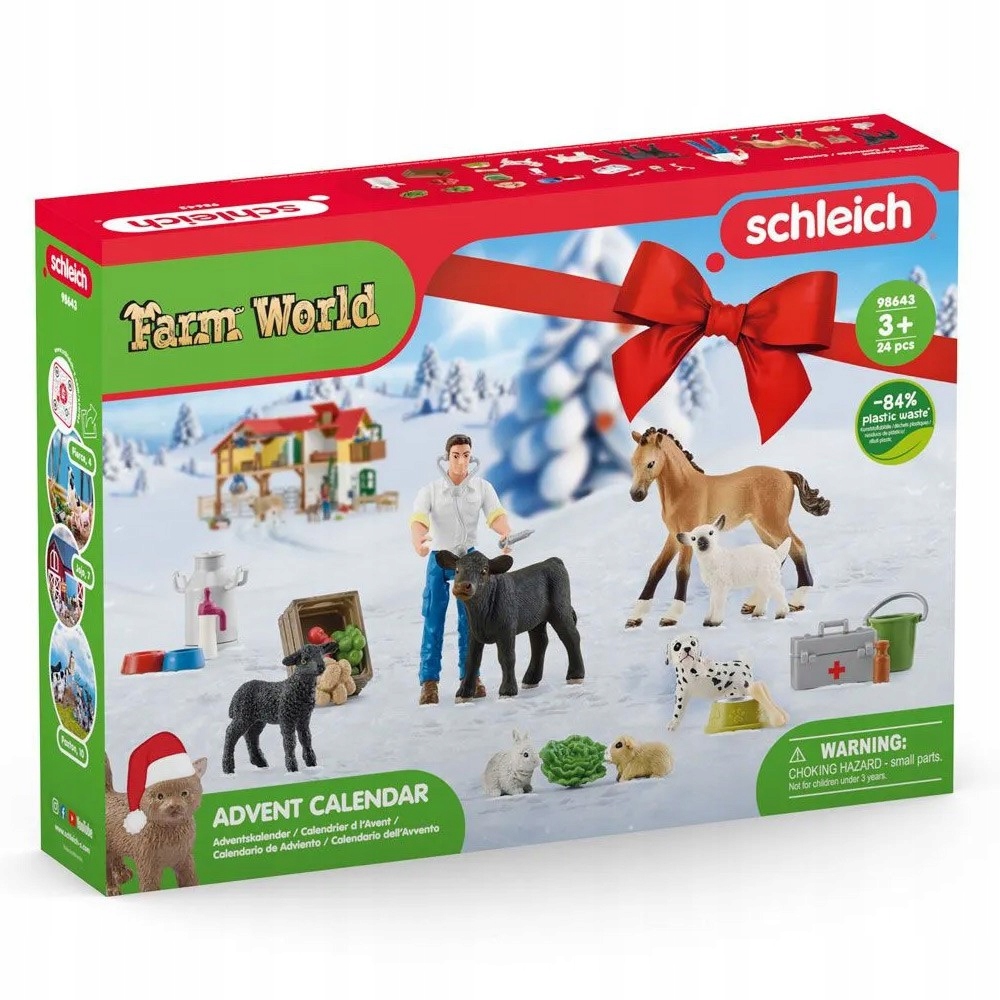 Svetový adventný kalendár Schleich 98643