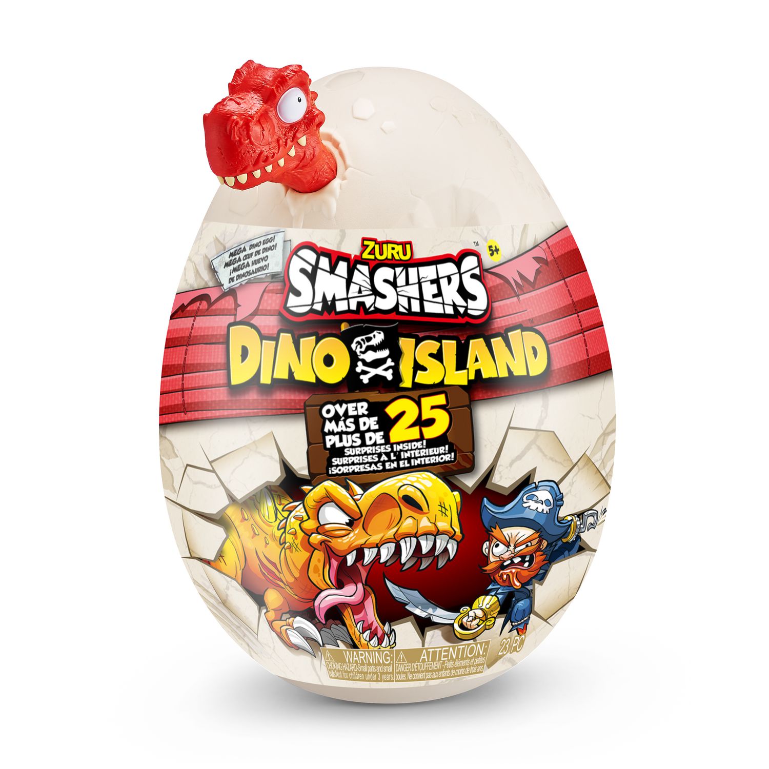 ZURU Smashers Dino Island Mega dino vajíčka sada 25 dielov